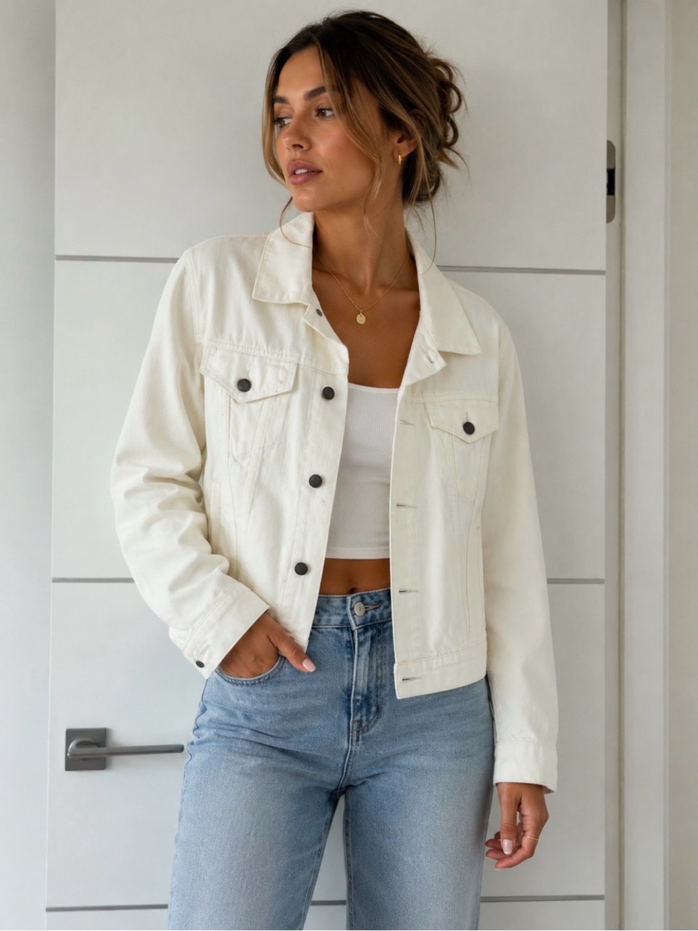 Polo by Ralph Lauren Off-White Denim Jacket
